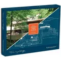 GALISON Doppelseitiges Puzzle Frank Lloyd Wright Fallingwater 500 Teile