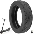 VOLOHAS 60/70-6,5 Tubeless Reifen mit Ventil für Xiaomi 5/5 Pro/5 Max, für Ninebot Max G30/G30D/G30D2 Elektroroller 10 Zoll Ersatzräder Hochelastische Ersatz Reifen Rutschfest und verschleißfest