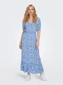 ONLY Maxikleid ONLCHIANTI S/S LONG DRESS WVN NOOS Viskose, regular fit