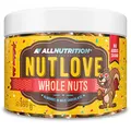 ALLNUTRITION Nutlove Whole Nuts - Mandeln in Vollmilchschokolade - Zuckerfreie Schokolade - Schokolade ohne Zuckerzusatz - Kalorienarme Süßigkeiten - Gesunder Snack - 300g