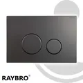 RAYBRO Betätigungsplatte CORTADO 65 Gun Metal für Geberit Spülkästen