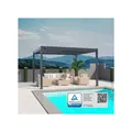 Weide Deluxe Pergola Voll Aluminium freistehend 3 x 4 M Lamellendach anthrazit?