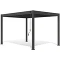 Weide Deluxe Aluminium Pavillon 3 x 4 M Anthrazit Pergola Freistehend