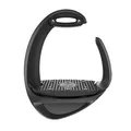 Compositi Ellipse Sicherheitssteigbügel Pro-mit Spikes, flexibel, schwarz