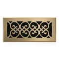SPH212A SPH408A Bodenregister, Antique Brass Finish, 4x10