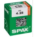 Spax - Universalschrauben 4.0 X 25 Mm Tx 20 Senkkopf - 200 Stk. Holzschrauben