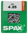 Spax Universalschrauben 4.0 x 25 mm TX 20 Senkkopf - 200 Stk.  Schraube