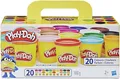 A HASBRO Play-Doh Menge Von 20 -töpfe -paste Knete Farben Mehrere Kreativität