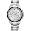 Swiss Alpine Military 7089.9132SAM Herrenuhr Chronograph - Silber/Silber
