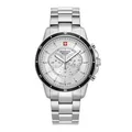 Swiss Alpine Military Herren Uhr Chronograph Analog Quarz 7089.9132SAM Edelstahl