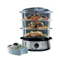 Russel Hobbs Food Steamer Dampfgarer 9L Dampfbehälter Reisschüssel Eierhalter