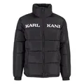 Winterjacke KARL KANI "Karl Kani Herren", Herren, Gr. XS, schwarz, 100% Polyester, mehrfarbig, klassisch, normal, amerikanischer Ausschnitt, Langarm, Jacken