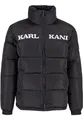 Karl Kani Herren KM-JK012-001-01 KK Retro Essential Puffer Jacket Black, XS