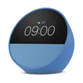 Amazon Echo Spot (2024), blau Smart Clock, Erinnerungen, Wetter, Timer und mehr. Lass dir Songtitel anzeigen und steuere einfach per Sprachbefehl B0C2RSJHS6