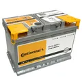 Autobatterie Continental 12V 80Ah 750A Starterbatterie Batterie 72Ah 74Ah 75Ah
