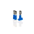 alca® Flachstecker blau 6,3mm 10St.