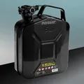 MONZANA® 5 L Kanister Stahl Sicherheitsbügel UN-Zulassung Benzinkanister Metall Diesel Kanister Behälter Stahl Kraftstoffkanister