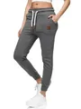 REPUBLIX Damen Jogginghose Jogger Sporthose Jogging Sweat Pants RD-027 Anthrazit L