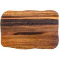 holz4home La Madera Schneidebrett Premium aus Eiche Steakbrett Küchenbrett Dunkel