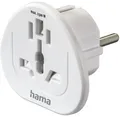 Hama Reiseadapter (Welt>Europa) 00223455 (weiß) Reisestecker