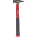 Milwaukee Fiberglas Schlosserhammer, Stiel Mit Softgripummantelung, Hoher Anwenderkomfort, Din 1041, 200 - 1000g