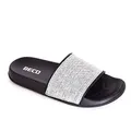 BECO Damen Slipper-90622 Slipper, Schwarz, 37 EU