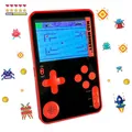 Retro Slim Konsole - Handheld Spielkonsole mit 300 Retro Games - Mini Konsole mit 2.5 Zoll, Batteriebetrieb, USB C Ladung - Spielekonsole für Unterwegs
