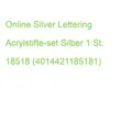 Online Silver Lettering Acrylstifte-set Silber 5 St. 18518 (4014421185181)