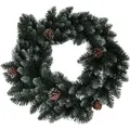 Home Styling Collection Weihnachtskranz, Grün, Kunststoff, 10 cm, Dekoration, Weihnachtsdekoration, Adventskränze