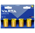 VARTA Varta VARTA Longlife C Blister 4 Baby (C)-Batterie Alkali-Mangan 1.5 Batterie