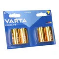 Varta Batterien C Baby, 4er Blister, Longlife, Alkaline, 1,5V, ideal für Fernbed