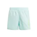 adidas Jungen Sportswear Essentials Logo CLX Swim Shorts Kids, Semi Flash Aqua/Green Spark, 15-16 Years