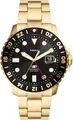 FOSSIL Herrenuhr Chronograph FS5990 analog Datumsfunktion goldfarben 46cm B-WARE