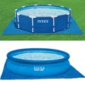 INTEX Bodenschutzplane Bodenplane für Easy Set Quick Up Swimming Pools 472x472cm