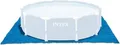 Intex Pool Ground Cloth Bodenplane Poolzubehör Unterlage 4,72m2 244-457cm Blau