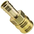 Rectus Druckluftkupplung Stecknippel Schnellkupplung RQS Stecker aus Messing NW 7,2mm (Ø 13 mm, Kupplung mit Schlauchtülle)