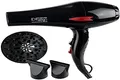 ID Italian Design – Haartrockner mit Diffusor GTI 2600 Diffus Plus – AC-Motor 2200 W – 2 Geschwindigkeiten, 2 Temperaturstufen und Kaltluft – Für lockiges und welliges Haar