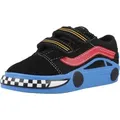 VANS Old Skool V Car Kinderschuhe Schwarz - Schwarz - 20