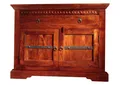 kolonialstil Eckkommode Holzkommode Schrank Sideboard massiv Akazie Holz Kommode