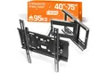 RICOO TV-Wandhalterung TV Wandhalter 43" 50" 55" 65" 75" max 95 Kg schwenkbar R23-S, (bis 75 Zoll, VESA 200x200 bis 400x400, 1-tlg., vollbeweglich ausziehbar neigbar 40 Zoll bis 75 Zoll stabil, bis 15° Neigung, bis zu 180° Schwenkung, Fernseher Halter universal)