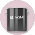 TADESSI Wandfarbe Rosa - Altrosa - abwaschbare Innenfarbe matt - Dispersionsfarbe - Geruchsarm und Lösemittelfrei - 1 Liter Gebinde
