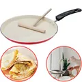 Pfannkuchenpfanne GSW 26cm - Aluminium - Rot Silikon Streuer Alle Herd Induktion