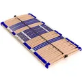 Lattenrost Comfort 44® Fix, Schlummerparadies, Kopfteil nicht verstellbar, Fußteil nicht verstellbar, aus 100% BUCHE, 10 Jahre Garantie, fertig montiert, SCHULTERFRÄSUNG 70 cm x 200 cm x 7,5 cm