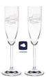 GRAVURZEILE Sektglas Leonardo Sektgläser mit Gravur "Just Married", Glas