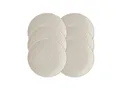 Villeroy & Boch Manufacture Rock Blanc Brotteller, 16 cm, 6 Stück, Premium Porzellan, Weiß