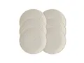 Villeroy & Boch Teller-Set Manufacture Rock blanc Brotteller 16 cm Set6, Porzellan