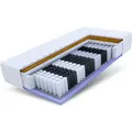 Taschenfederkernmatratze VOYAGER Matratze 90x200, 140x200, 160x200, 180x200 cm & weitere Größen, FDM, 24 cm hoch, (mit Kaltschaum und Kokos, Allergiker geeignet), Wendematratze mit zwei unterschiedlich festen Liegeseiten 80 cm x 200 cm x 24 cm