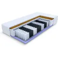 Fdm - Matratze 80x200 Taschenfederkern 7 Zonen Kokos H2 H3 Voyager 24 Cm Jersey Bezug