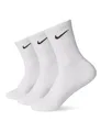 Nike Herren Unisex U Nk Everyday Ltwt 3pr Crew-trainingssocken (3 Paar), Weiß (white/Black), XL EU
