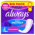 always Daily Protect Long mit Frischeduft, 48Stk. Slipeinlage